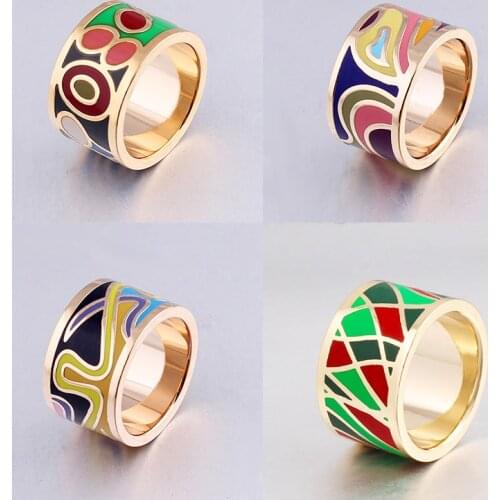 Color Culture Women's Gold Rings