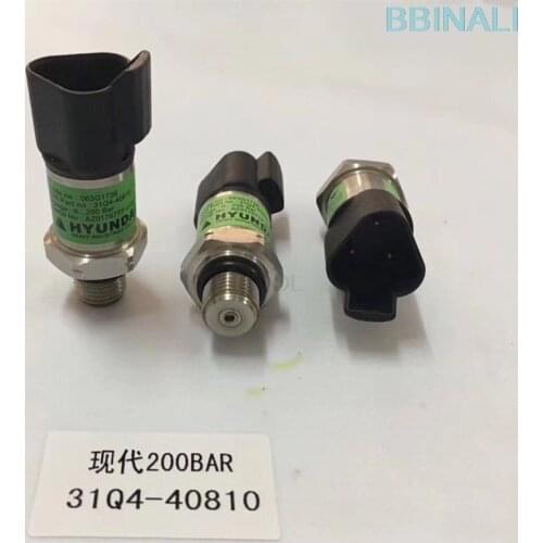 For Hyundai 130/150/220/225/305-7/9 excavator high pressure pressure sensor pressure switch high quality accessories