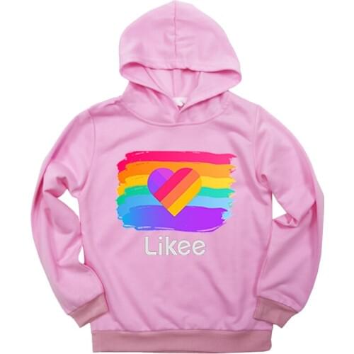 Likee Clothing Sweatshirts Hoodies for Kids Boys Girls Beautiful Hoodies Birthday Gift Fashion Likee Live Style