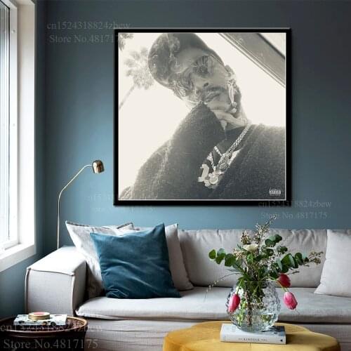 Kid Cudi Poster Singer Music Album Leader of the Delinquent Man on the Moon Canvas Painting Wall Art Poster and Print Home Decor