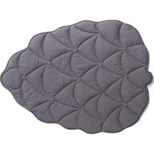 Newborn Baby Cotton Carpet Blanket Leaf Shape Crawling Play Mat Rug Kid Children Room Decor