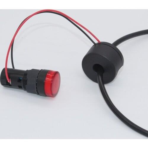 AC 0-50A current indicator AC ampere indicator Current induction device with 16mm