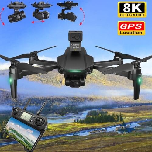 GD91 MAX drone 6k gps 5g wifi 3 axis gimbal camera brushless motor TF card rc distance 1.2km rc Quadcopter professional camera