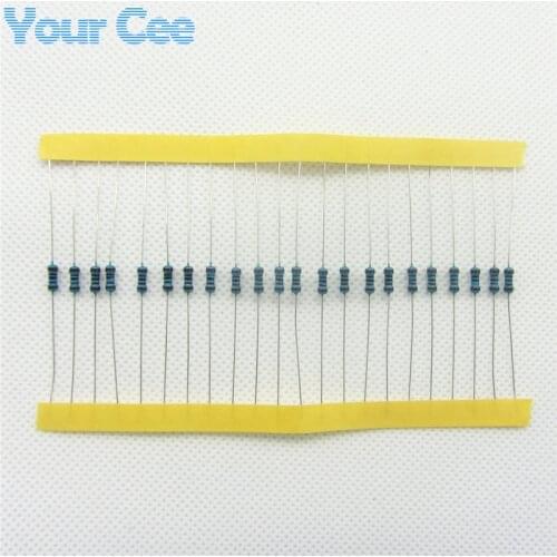 100pcs RoHS Lead Free Metal Film Resistor 1/4W Watts 10K ohm 10KR 1% Tolerance Precision