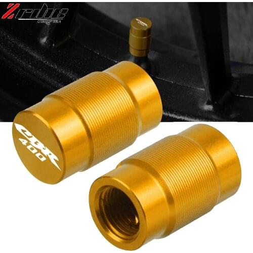 Motorcycle Aluminum Accessorie Wheel Tire Valve Stem Caps CNC Airtight Covers For Honda CBR400 CBR 400 NC23 NC29 1986-1994 1993