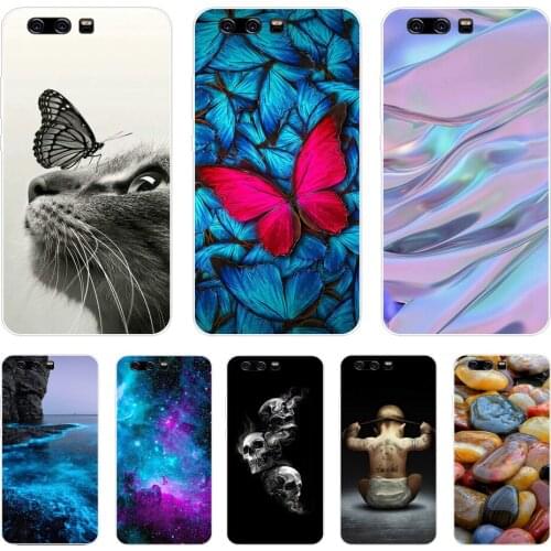 Soft Silicon Cover for Huawei P10 Case Nature Rubber Painting Shell for Huawei P10 VTR-L09 VTR-L29 VTR-AL00 VTR-TL00 Phone Bags