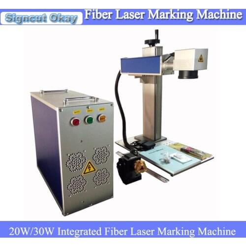 Portable split fiber laser metal marking machine laser engraving machine 20W/30W laser power with Maxphotonics laser source