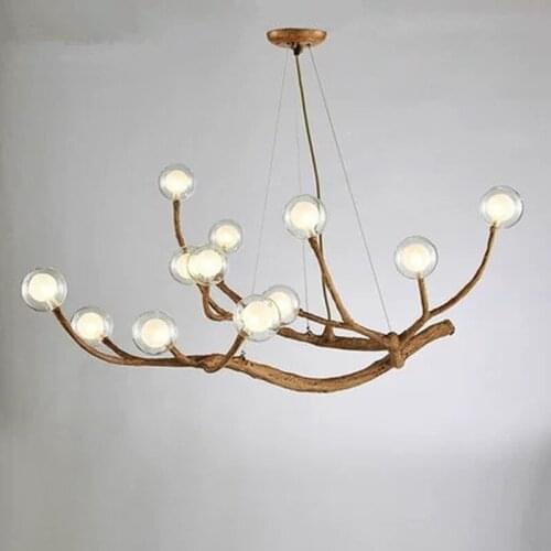 Nordic Post-modern LED Magic Bean Chandelier Lighting Luminaria Living Room Lights Creative Dendrimers Lamparas Lustre Lamps