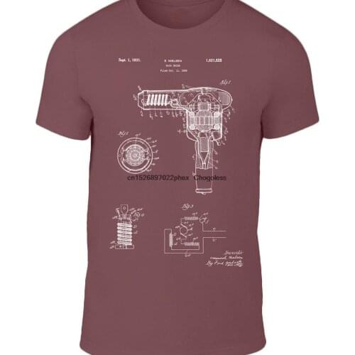 Hair Dryer Patent Print T Shirt E Nielsen Patent Hair Dryer Patent Art Bathroom Decor Hairdresser Gift Hairdresser Art