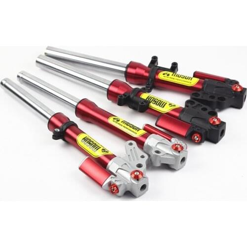 Universal Motorcycle Front Shock Absorber Fork Suspension 400mm 27/30-core fork Mount Not Adjustable For Yamaha Scooter Modify