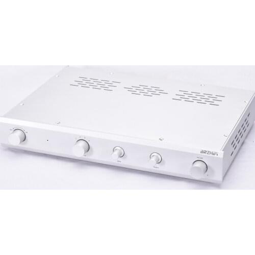 JJ ECC83 Vacuum Tube Preamplifier Base On McIntosh C22 Silver Amplifier With ALPS27 Volume Potentiometer