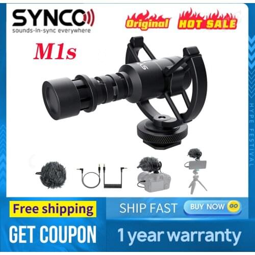 SYNCO M1s Mic-M1s Lavalier Omnidirectional Condenser Label Mic, 6M Cord iPhone Android Smartphone