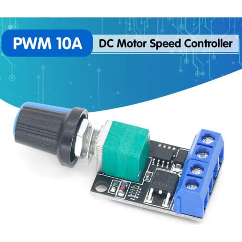 High Linearity 5V 9V 12V 10A PWM DC Motor Speed Controller LED Dimmer Dimming Module Adjustable Speed Regulator Control Switch