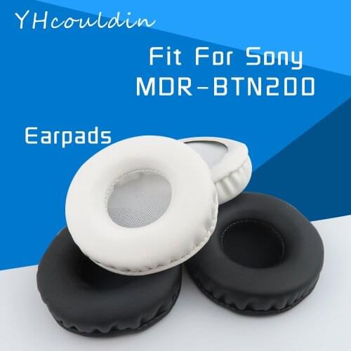YHcouldin Earpads For Sony MDR BTN200 MDR-BTN200 Headphone Accessaries Replacement Wrinkled Leather Soft Material