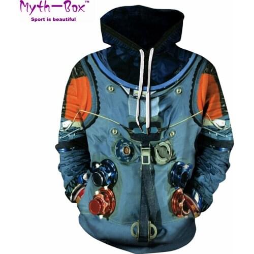 Women/Men Hooded Sweaters Unisex Sport Hoodies Spacesuit 3D Print S-5XL Running Sweatshirts Loose Fitness Sportwear Hip Hop Tops