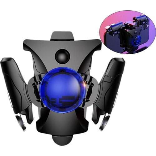 1set Mobile Phone Gaming Trigger L1R1 Shooter Pubg Controller for Gamepad Game Turbo Fire Button 16 Shots Per Seconds