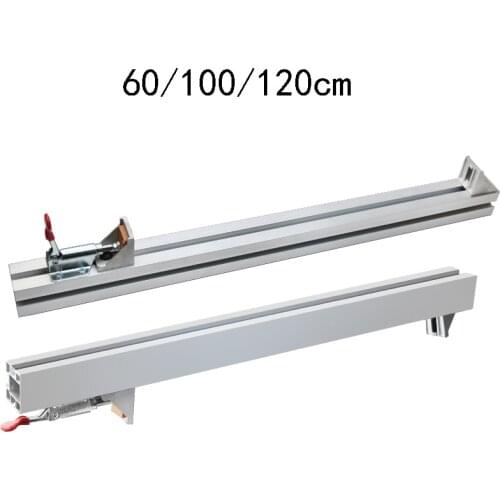 100/120 CM Wood Board Clamp For Flip Saw Electric Circular Saw Cutting Machine Guide Ruler Fixing Clip Fixture Woodworking Tool