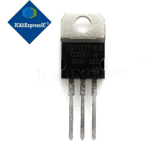 100PCS LM1117T-3.3 LM1117-3.3 LM1117T 3.3V TO220 L In Stock