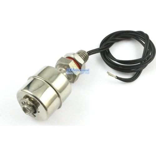2 Pieces 45mm 100V Stainless Steel Liquid Water Level Sensor Float Switch