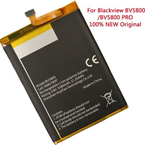 2021 years 100% Original 5580mAh Blackview battery For Blackview BV5800 / BV5800 Pro High Quality Batteries +Tracking number