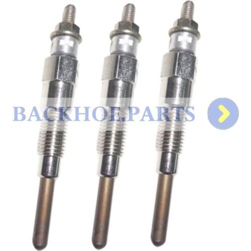 3pcs Glow Plug 16851-65510 for Kubota KX41 KX71-3 Mini Excavator Komatsu SOLAR 015
