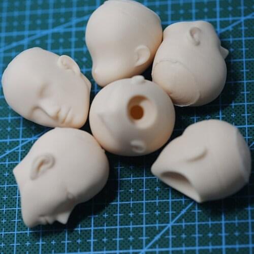 6pcs/lot 1/6 scale obtisu doll head for DIY practice ob21 ob22 no hair 12" bjd doll action figure accessory model 6 characters