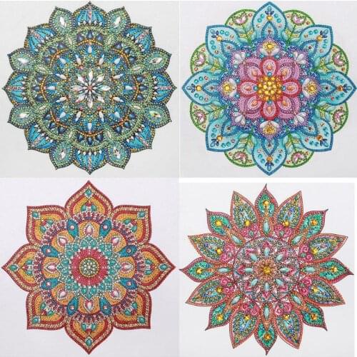 5D DIY Special Shaped Diamond Painting Mandala Cross Stitch Mosaic Kits Crystal Rhinestones Diamond Embroidery
