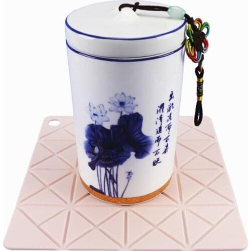 Anti-Hot Padded Pot Mat European High Temperature Cup pad Circular Turtle Insulation Pad Food Grade Silicone Coaster Table Mat