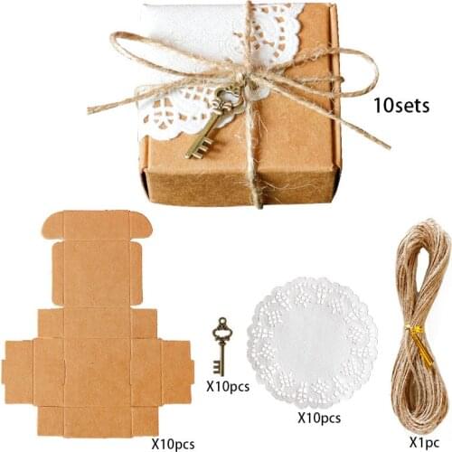 10pcs black kraft paper packaging box creative small gift box jewelry box chocolate handmade soap gift box wholesale