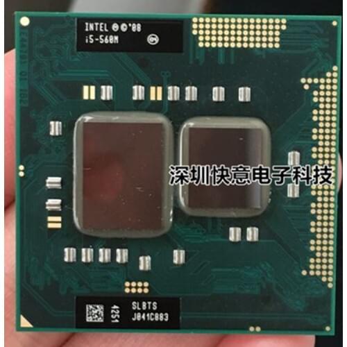 Lntel Dual Core i5 560M i5-560M 2.66GHz Notebook processors Laptop CPU PGA 988 i5-560M Processor works on HM55 HM57