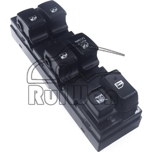 Electronic Front Left Electric Glass Lifter Master Control Window Switch For Hyundai Tucson SE Limited LX Sport 93570-2E000
