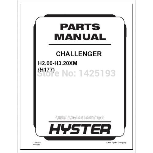 Hyster Spare Parts HTML old models 2012
