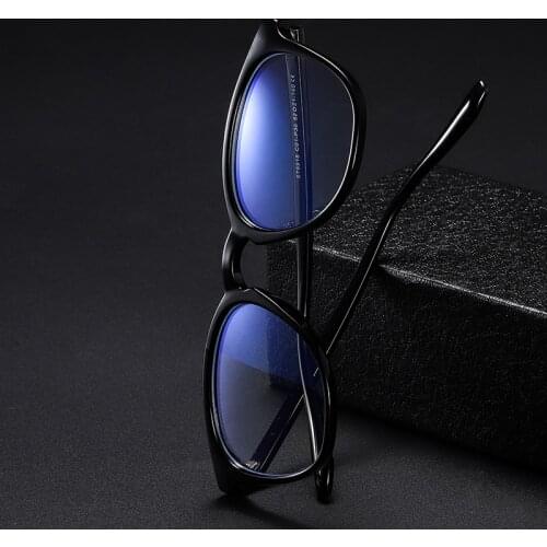 Acetate Unisex Solid Alloy Glasses Frame Women Prescription Glasses Fashion Designer Metallic Circle Glasses Myopia Glass