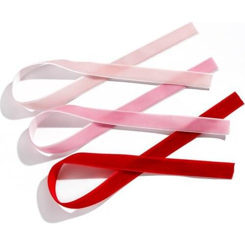 1.5cm 2m/lot Red Velvet Ribbon Diy Ribbons For Crafts Handmade Headwear Bow Materials Jewelry Gift Wrapping Accessories Ribbon