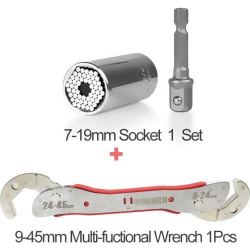 Onnfang Self-Adjustable Purpose Magic Spanner Multi-function wrench tool Universal Wrench Hot Socket Pipe Wrench home Hand tool