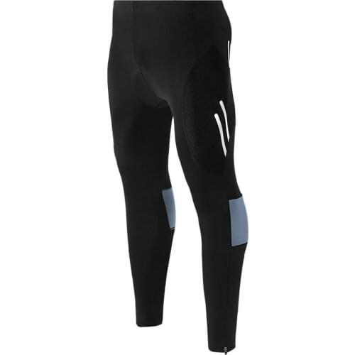 Mens Cycling Bike Long Pants 4D Padded Bicycle Compression Tights Breathable Elastic Sport Trousers Spring Autumn