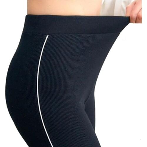 CUHAKCI Sexy Pants High Waist Warm Home Stretch Comfortable Fitness Women Leggings Black Fitness Leggins Arrows