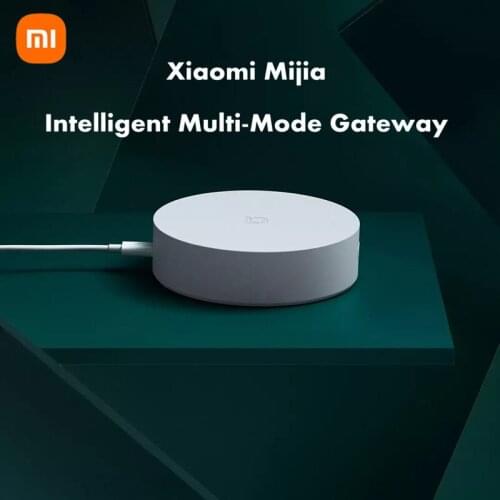 Xiaomi Original Multi-mode Smart Home Gateway 2.4G WiFi Bluetooth ZigBee 3.0 Connection Mijia App Control Intelligent Linkage
