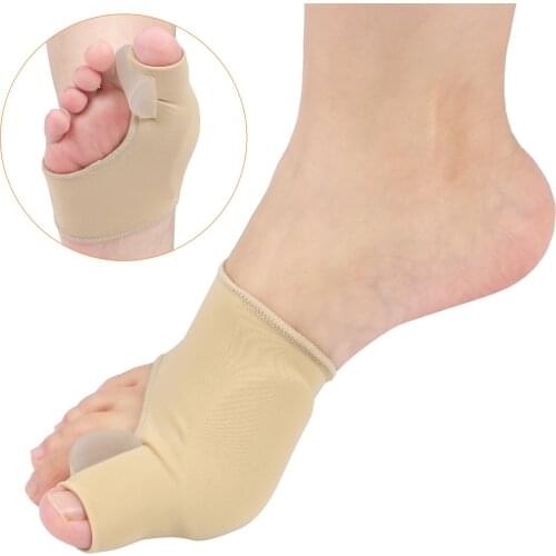 2pcs Pedicure Socks Big Bone Orthopedic Bunion Correction Silicone Hallux Valgus Corrector Braces Toes Separator Foot Care Tool