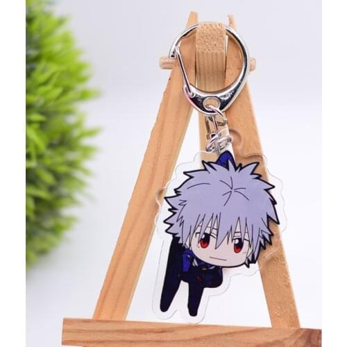 WL0928 EVA Keychain Acrylic Cartoon Keyring Accessories