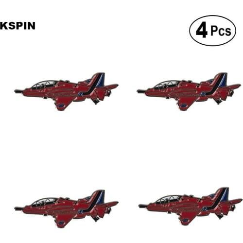 Battle Plane Badge Lapel Pin Badge Brooch Icons 4pcs
