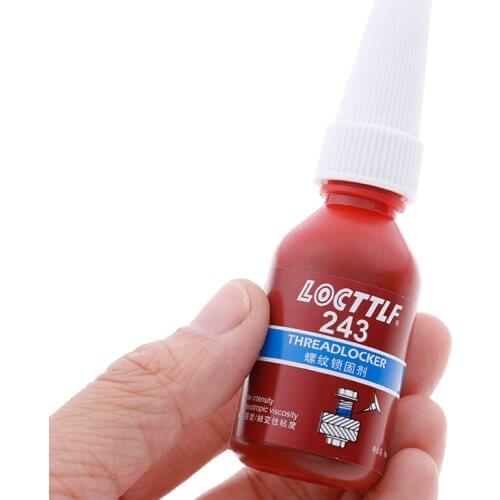 1 Pc 10ml Screw Glue Thread Locking Agent Anaerobic Adhesive 243 Glue Oil Resistance Fast Curing NEW