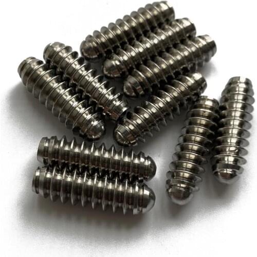 10PCS 3/8-10 Stainless Steel Pool Cue Joint Protector Stud Pin