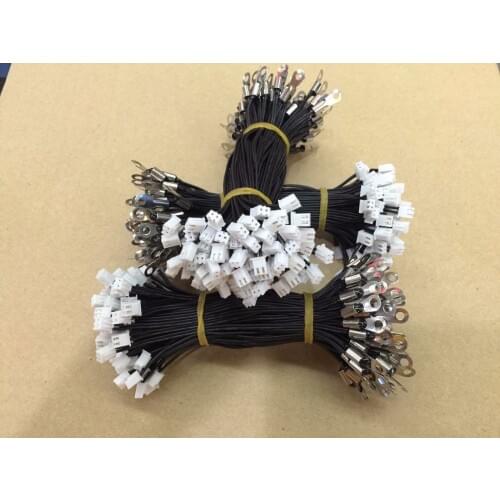 10PCS High precision NTC thermistor 10K 1% B:3950 10K temperature sensor round head temperature probe 13CM-50CM 1M 2M NTC Sensor