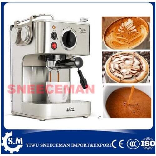 Household coffee making machine stainless steel steam coffee pot milk coffee machine