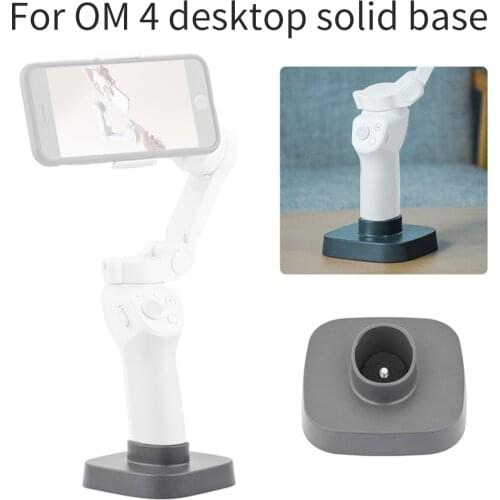 Stand Base Mount Holder for DJI OSMO Mobile 4 Stabilizer Support with 1/4" Inch Screw for DJI OM 4 Handheld Gimbal Accessory