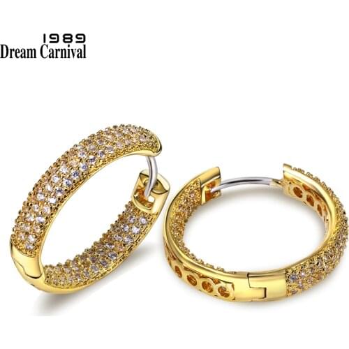Dreamcarnival1989 Women's Gold Earrings