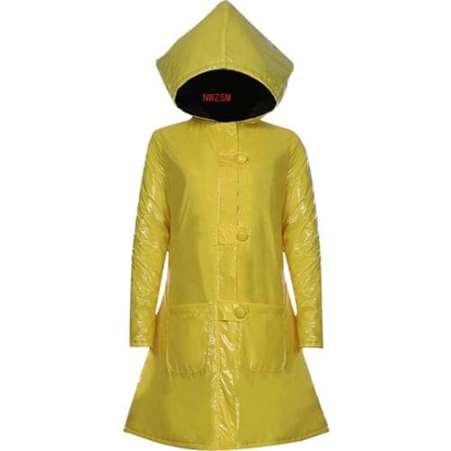 Little Nightmares 2 Six Cosplay Costume Outfit Uniform Halloween Suit Raincoat