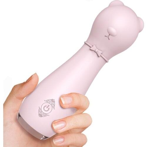 Small cute cat vibrator female G-point massage stick clitoral stimulation female vaginal masturbation stick