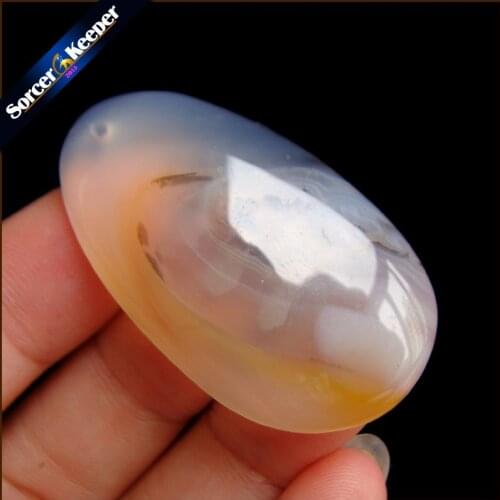 Men Jewelry Dendritic Moss Onyx Necklace Pendants Gem Stone Slide Natural Stone Pendant Healing Reiki Men Woman Gifts IS283